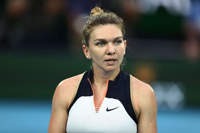 "I felt sick a little bit" - Simona Halep on feeling the pressure in her US Open 1r victory over Camila Giorgi