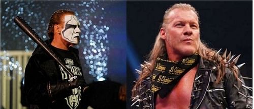 Sting (left) and Chris Jericho (Right)