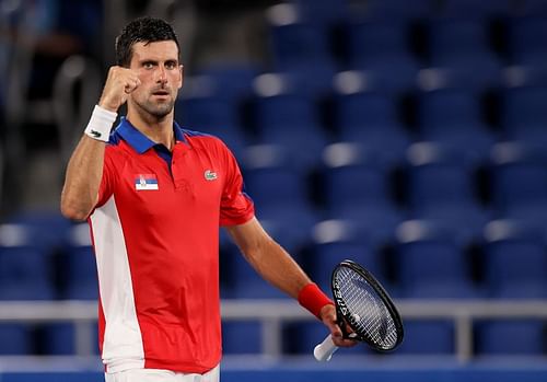 Novak Djokovic at the Tokyo 2020 Olympic Games