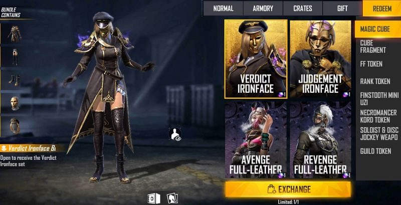 Players are required to select the desired bundle (Image via Free Fire)