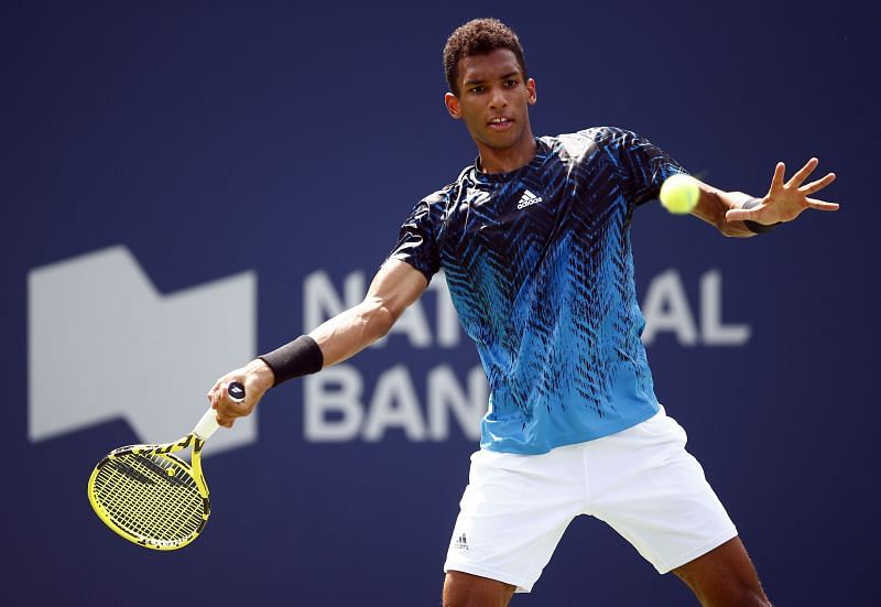 Felix Auger-Aliassime at the 2021 National Bank Open