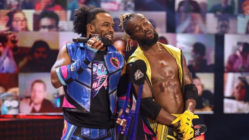 Xavier Woods and Kofi Kingston on RAW