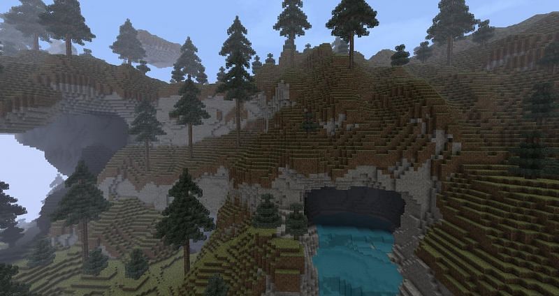 The extreme hills biome (Image via Reddit)
