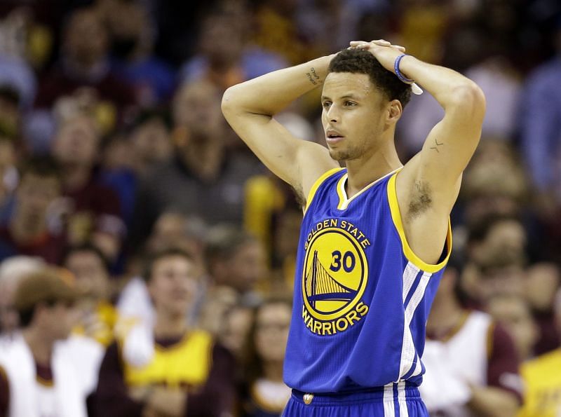 Stephen Curry of the Golden State Warriors in the 2015 NBA Finals
