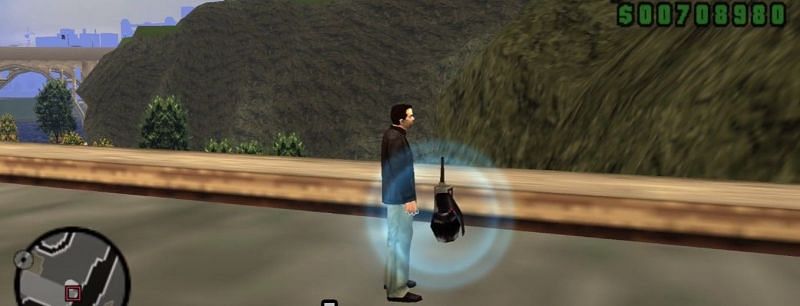 A Remote Grenade spawn in Liberty City Stories (Image via Rockstar Games)