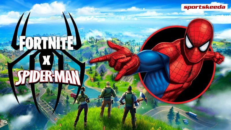 Into the Fortnite metaverse with Spiderman