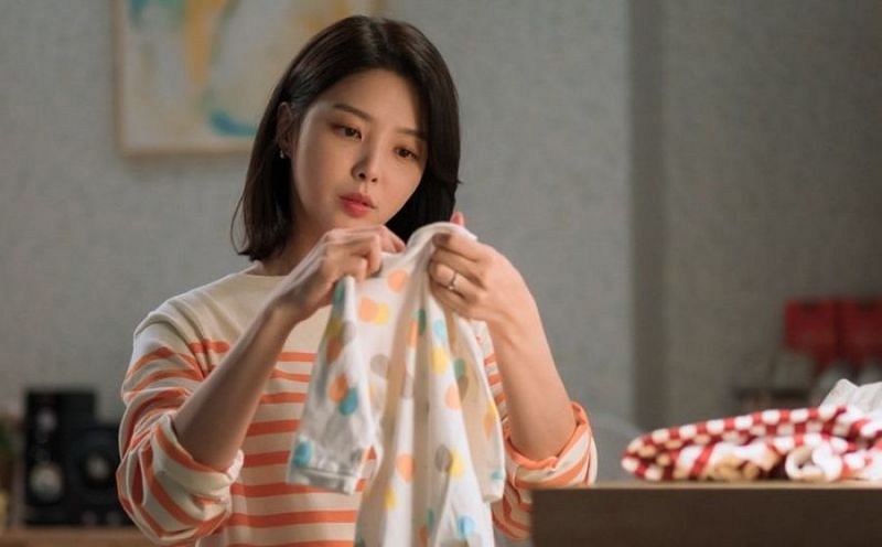 A still of Sun-hwa in The Second Husband (Image via MBC)