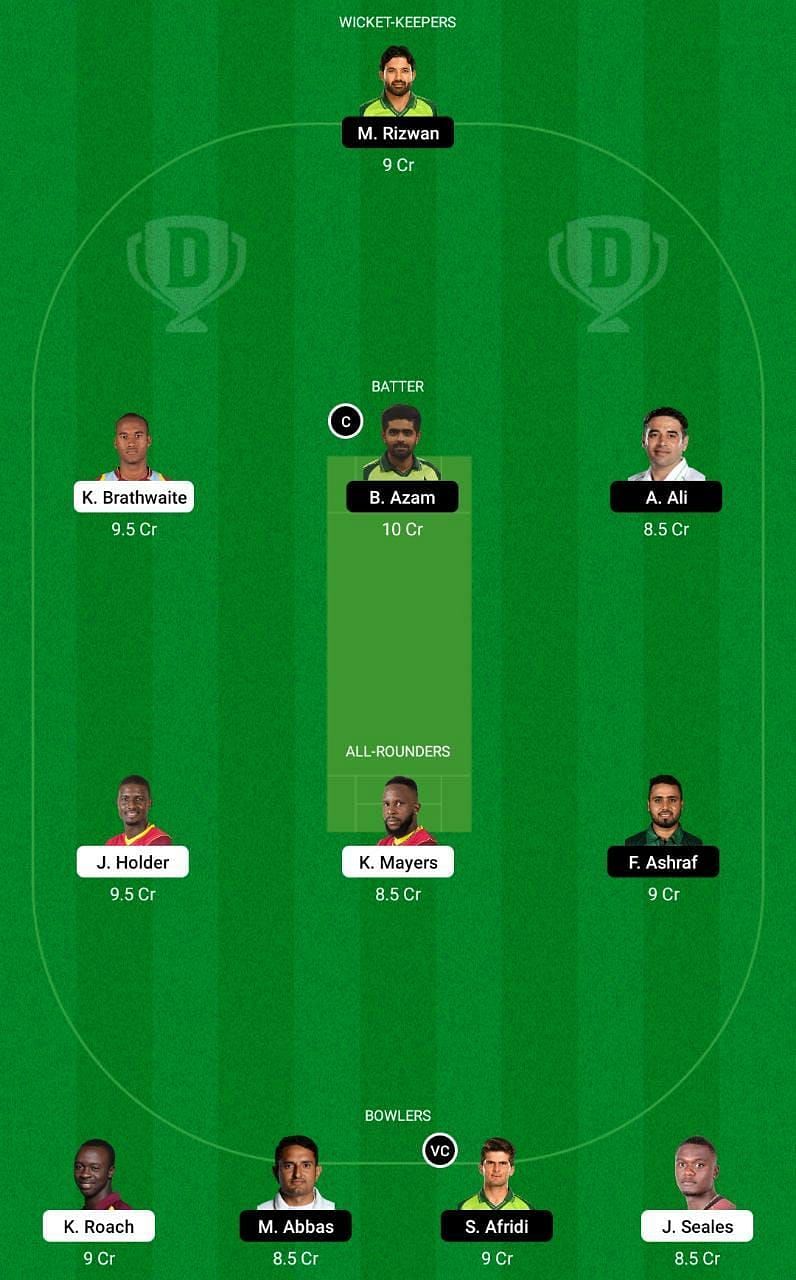 WI vs PAK 2nd Test Dream11 Fantasy Tip #2