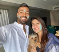 Hardik pandya with his sister-in-law Pankhuri Pandya