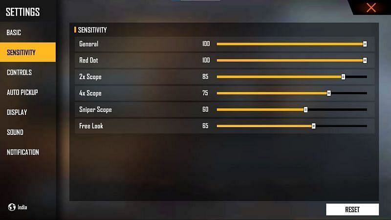 Free Fire sensitivity for beginners to improve accuracy and headshots