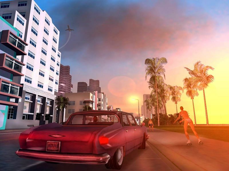 Vice City is a more vibrant destination (Image via Rockstar Games)