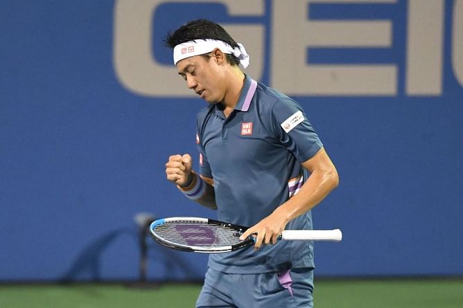 Kei Nishikori joins Rafael Nadal, Roger Federer and David Ferrer on list of players who have won 100 matches at ATP 500 level
