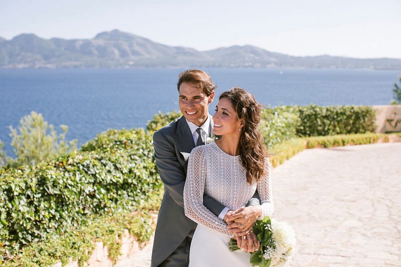 Rafael Nadal after marrying Maria Xisca Perello In Mallorca