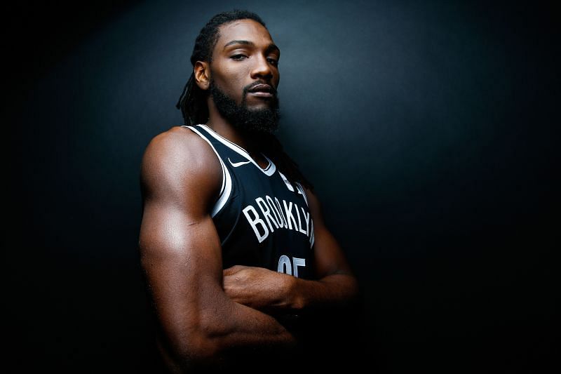 Kenneth Faried #35 poses for a portrait during Media Day