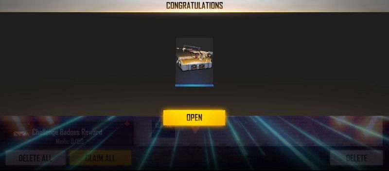 The reward of the new Free Fire redeem code (Image via Free Fire)