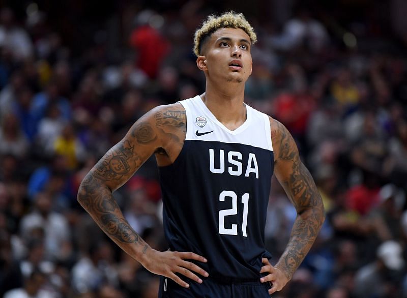 Kyle Kuzma in Team USA colors - USA vs Spain