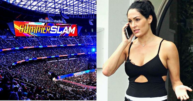 Nikki Bella was in Las Vegas but sadly couldn&#039;t be at the SummerSlam arena.