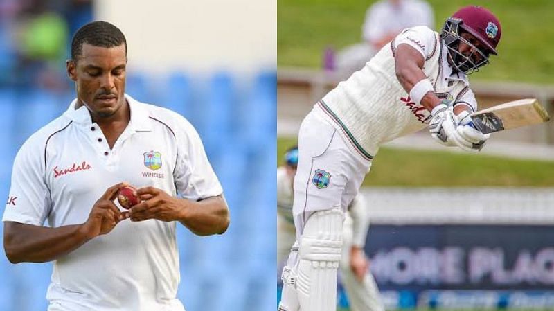 Shannon Gabriel (left) and Darren Bravo did not find a place in the squad.