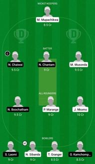 Dream11 Team for Zimbabwe Women vs Thailand Women - 1st T20I.