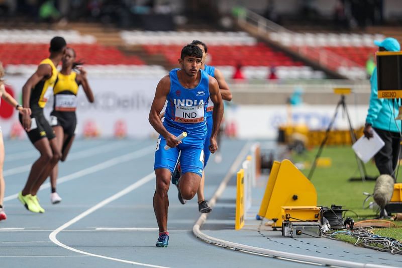 India at 4x400m Mixed Relay (World Athletics Facebook Page)