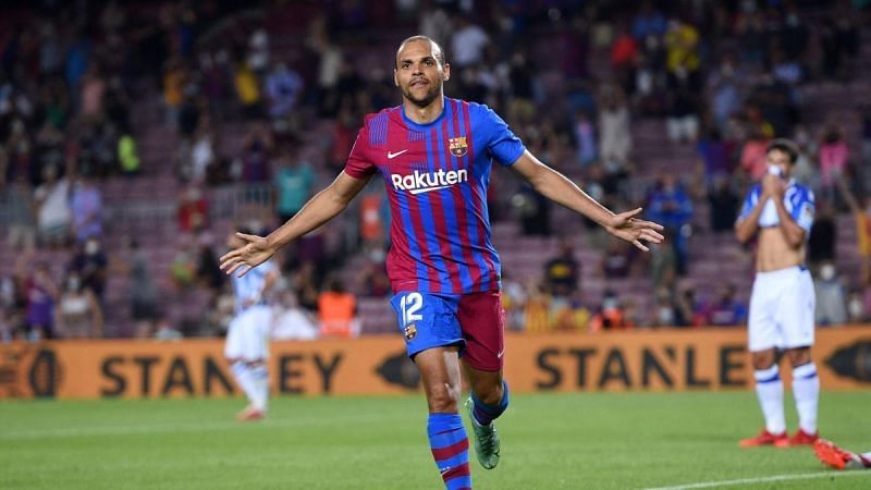 Martin Braithwaite scored twice on Sunday - as much as he managed in the 2020/21 season!