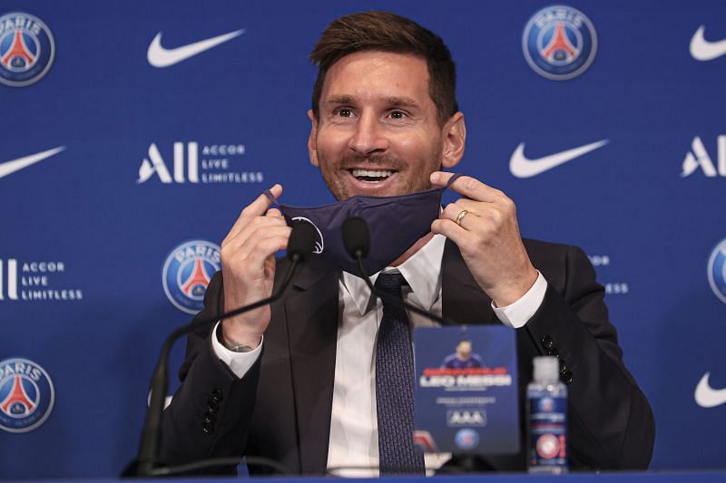 Lionel Messi was recently unveiled as a PSG player.