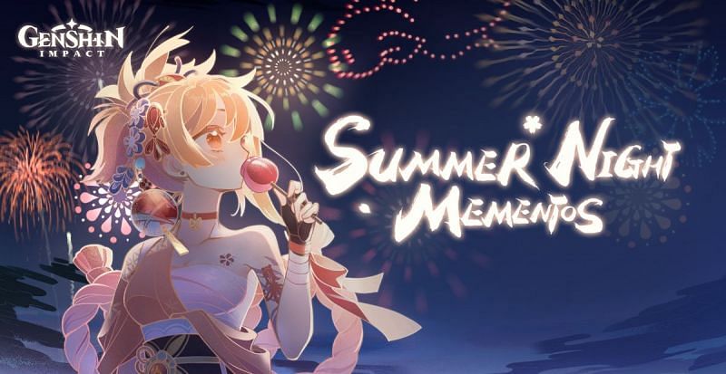 New Web Event Summer Night Mementos (Image via Genshin Impact)