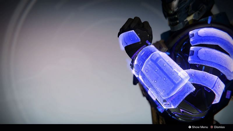 No Backup Plans exotic gauntlet for Titans (Image via Bungie)