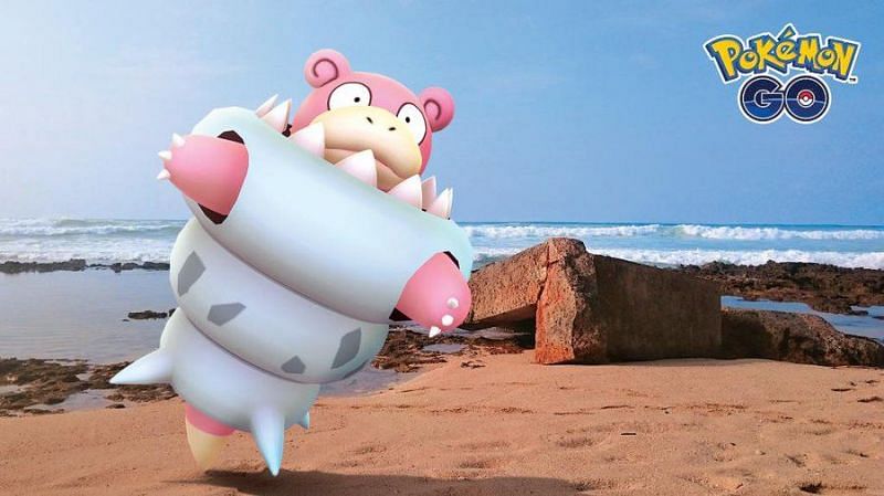 Mega Slowbro can learn Water-type moves like Water Gun and Water Pulse (Image via Niantic)
