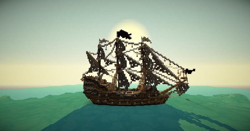 pirate ship minecraft deck