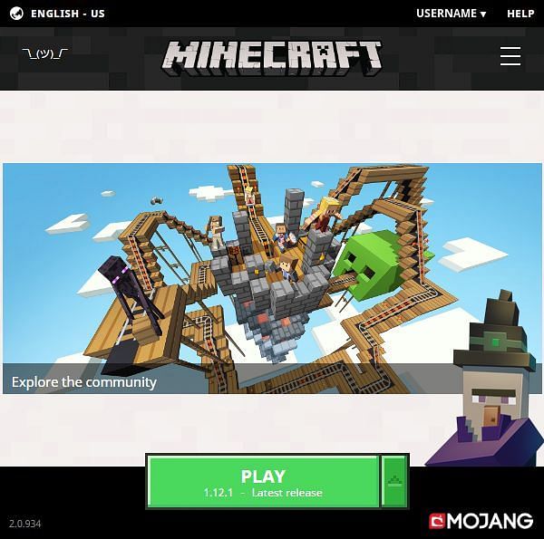 A witch in the Minecraft launcher (Image via Mojang)