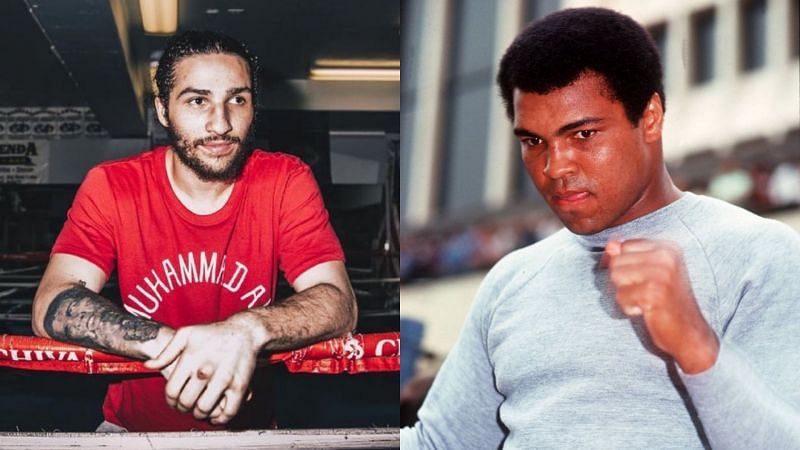 Nico Ali Walsh (left), Muhammad Ali (right) [Left Image Courtesty: @nicoaliwalsh on Instagram]