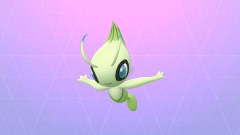 Celebi has been available in Pokemon GO since August 2018, but it doesn&#039;t appear often (Image via Niantic)