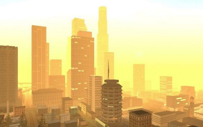 Where it all began in GTA San Andreas (Image via Rockstar Games)