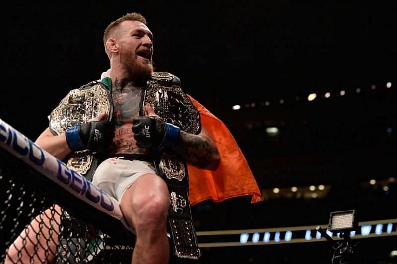 Conor McGregor became champ-champ at UFC 205