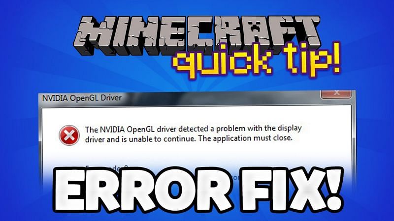 OpenGL errors can plague players and prevent them from enjoying Minecraft (Image via Dailymotion, RuxPlay)