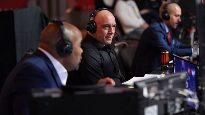 Joe Rogan commentating at UFC 264