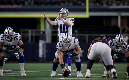 QB Cooper Rush with the Dallas Cowboys