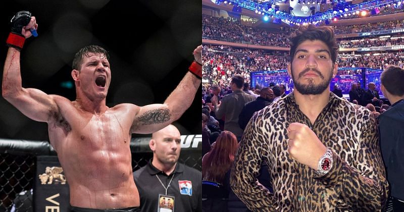 Michael Bisping (left), Dillon Danis (right) [Right Image Courtesy: @dillondanis on Instagram]