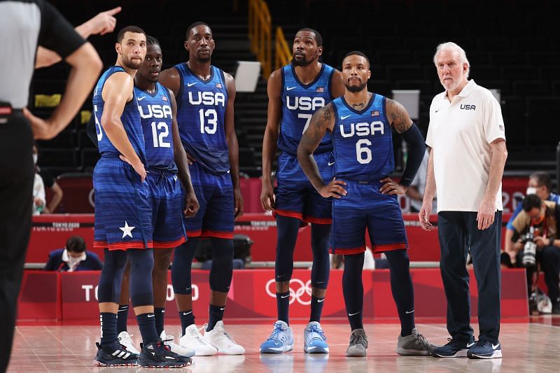 JPN: United States v France Men&#039;s Basketball - Olympics: Day 2