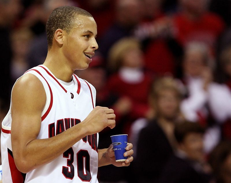 Stephen Curry during his Davidson days