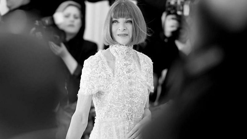 This image, shared on the official Met Gala Instagram, depicts journalist and trustee Anna Wintour (Image via themetgalaofficial/Instagram)
