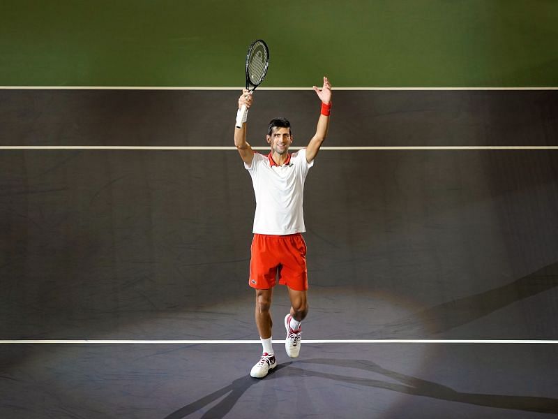 2018 Shanghai Masters champion Novak Djokovic