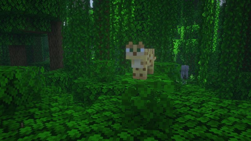 Ocelot in the game (Image via Minecraft)