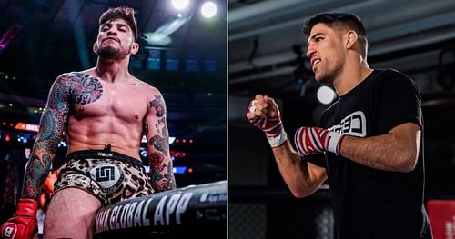 Dillon Danis (left) and Vicente Luque (right) [Image credits: @dillondanis and @vicenteluque on Instagram]