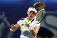 Jil Teichmann at the Dubai Duty Free Tennis Championships