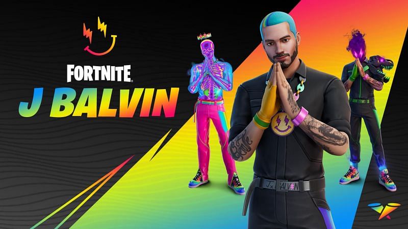 J Balvin was the recent recipient of an Icon skin and a Cup for players to unlock it. (Image via Epic Games)