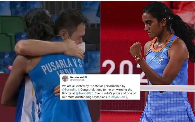 "G.O.A.T of India": Twitter salutes PV Sindhu as she becomes second Indian to win two Olympic medals