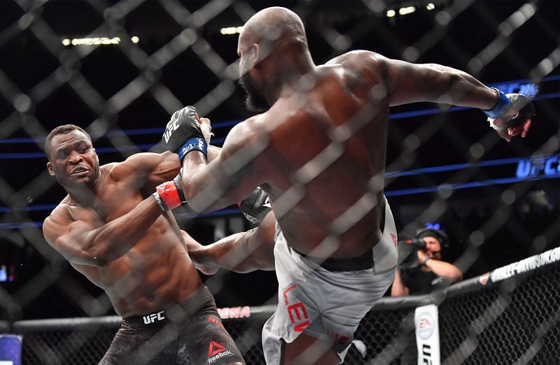 Francis Ngannou and Derrick Lewis were remarkably gunshy when they fought in 2018