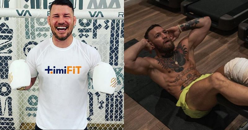 Michael Bisping (left), Conor McGregor (right) [Images credit: @mikebisping, @thenotoriousmma via Instagram]